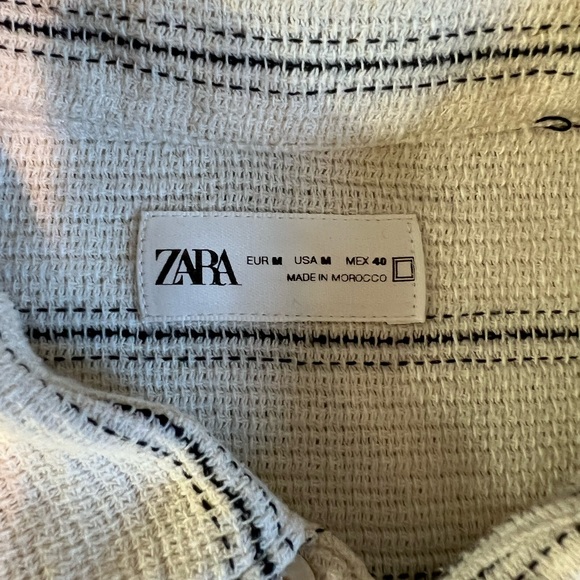 Zara Men’s Medium Stripped Shirt - Picture 2 of 2